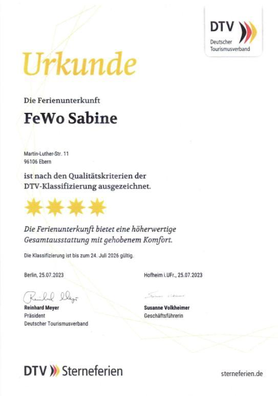 Fewo Sabine 에베른 외부 사진